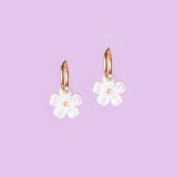 Weiße Blüten Ohrring Set Vol II