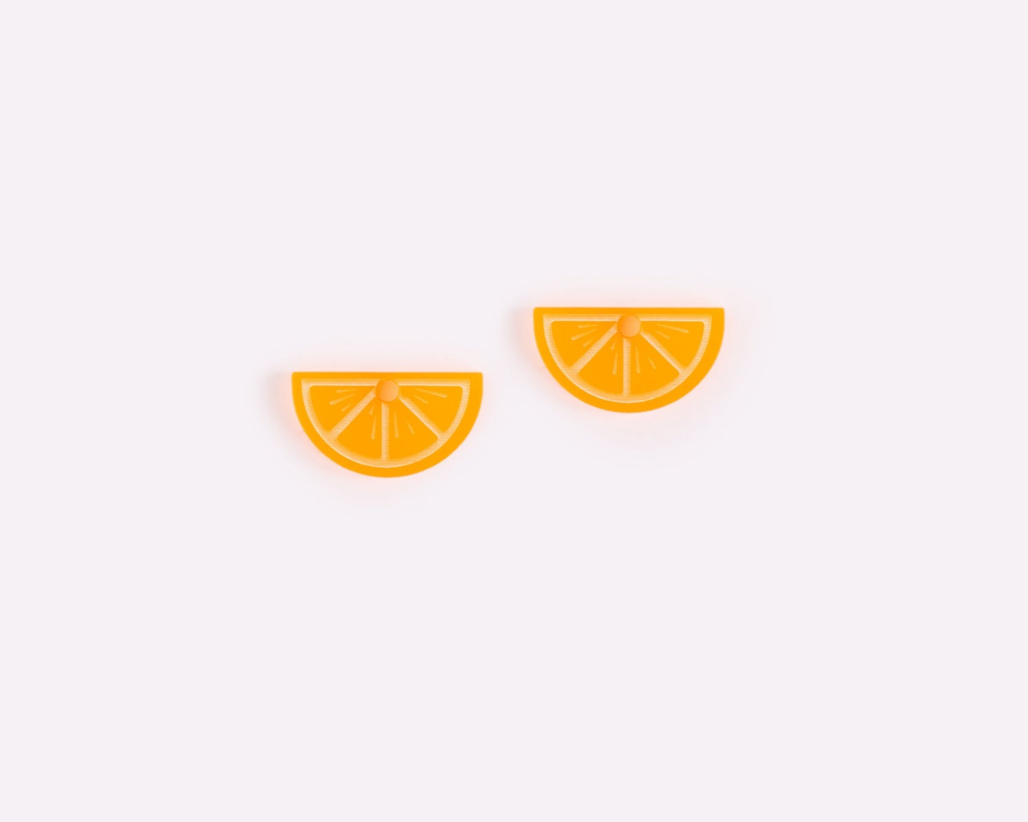 Fruit Kollektion x Orangen Schnitz Ohrringe
