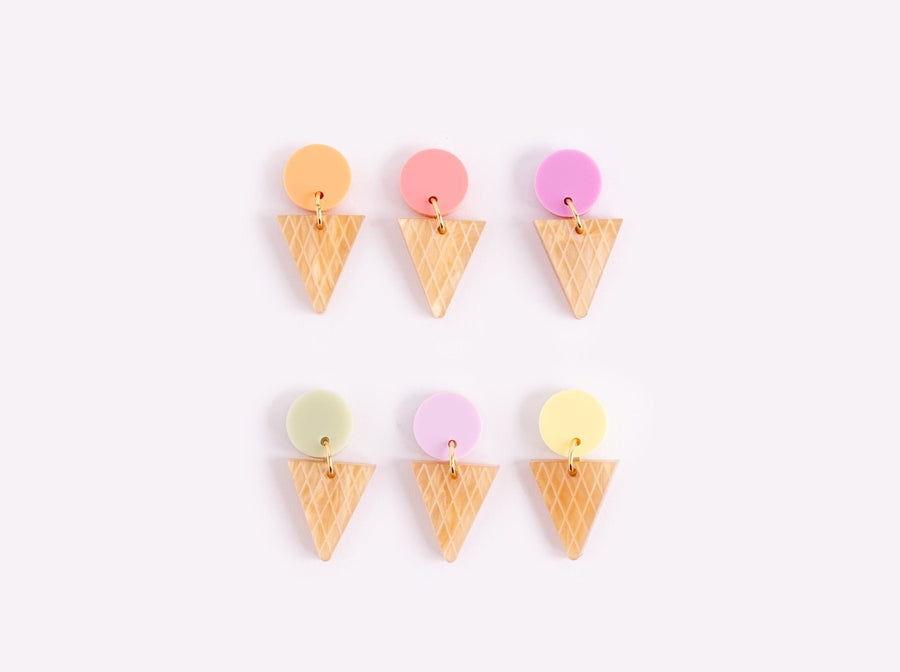 Einzelner Icecream Ohrstecker