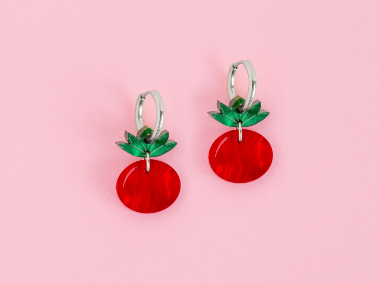Tomato earring set
