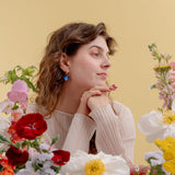 Birthflower Kollektion x Rittersporn Ohrring Set