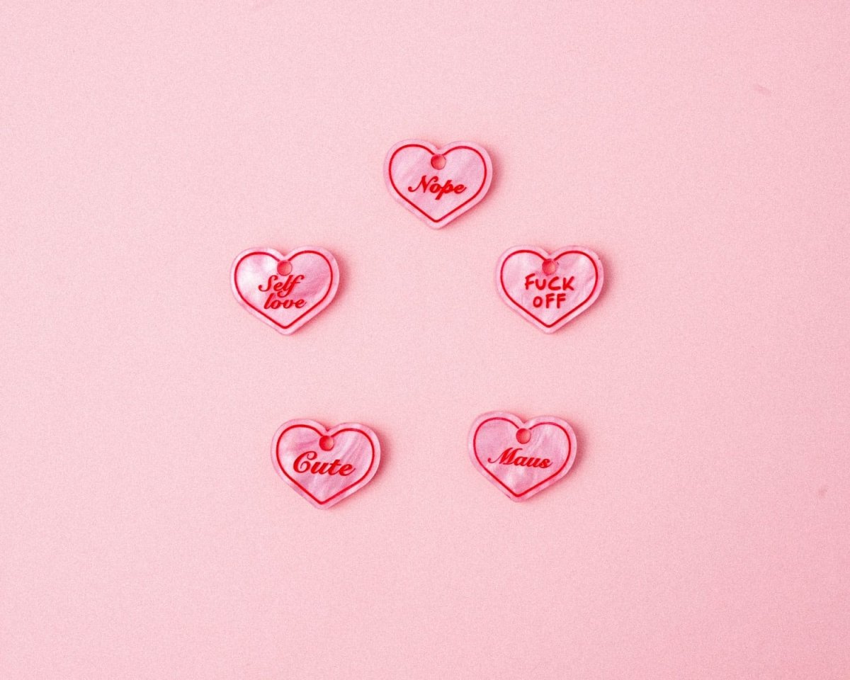acutecolor Babyblauer Candy Heart Anhänger