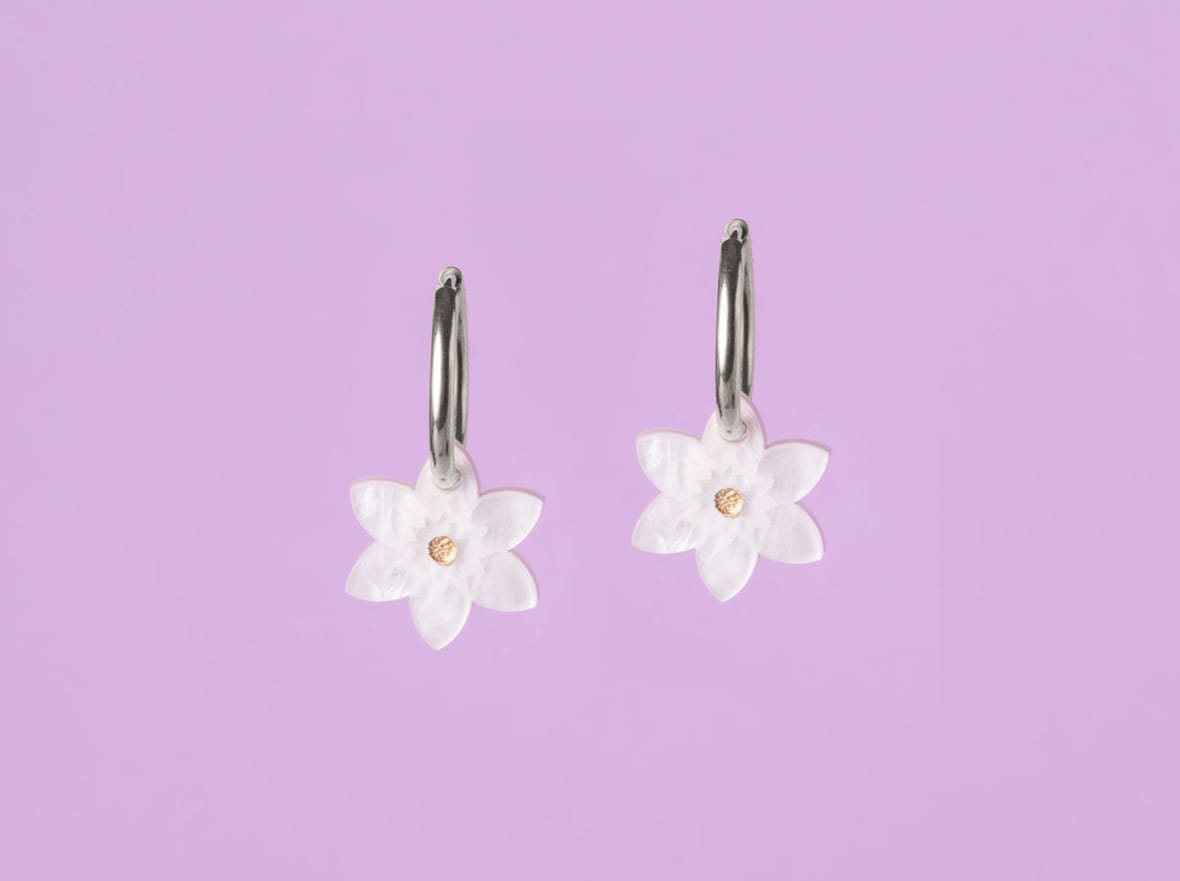 acutecolor Birthflower Dezember x Narzissen Ohrring Set