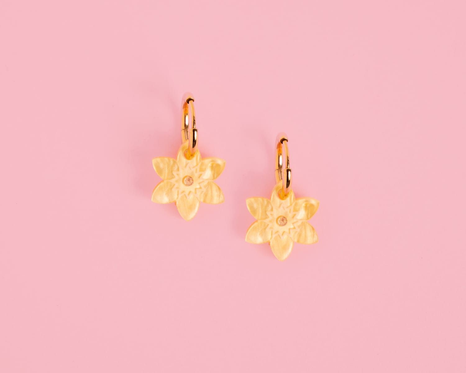 acutecolor Birthflower März x Osterglocken Ohrring Set