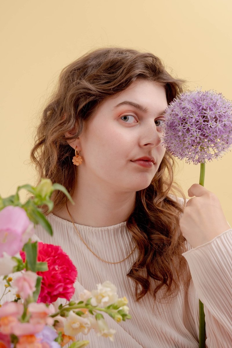 acutecolor Birthflower Oktober x Ringelblumen Ohrring Set