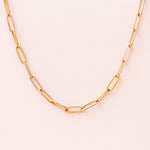 acutecolor Chunky Paperclip Kette mit Charm Verschluss