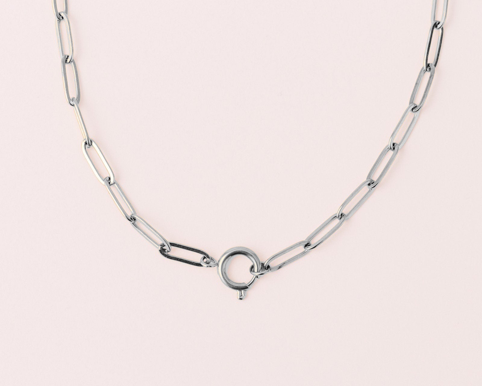acutecolor Chunky Paperclip Kette mit Clip Verschluss