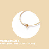 acutecolor Edelstahl Creolen Paar