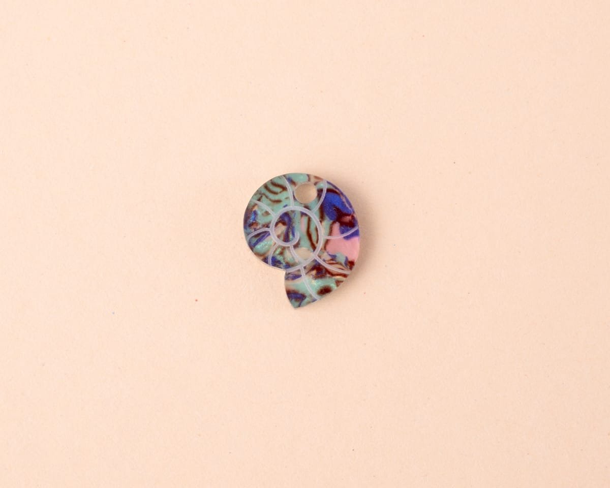 acutecolor Einzelner Abalone Anhänger