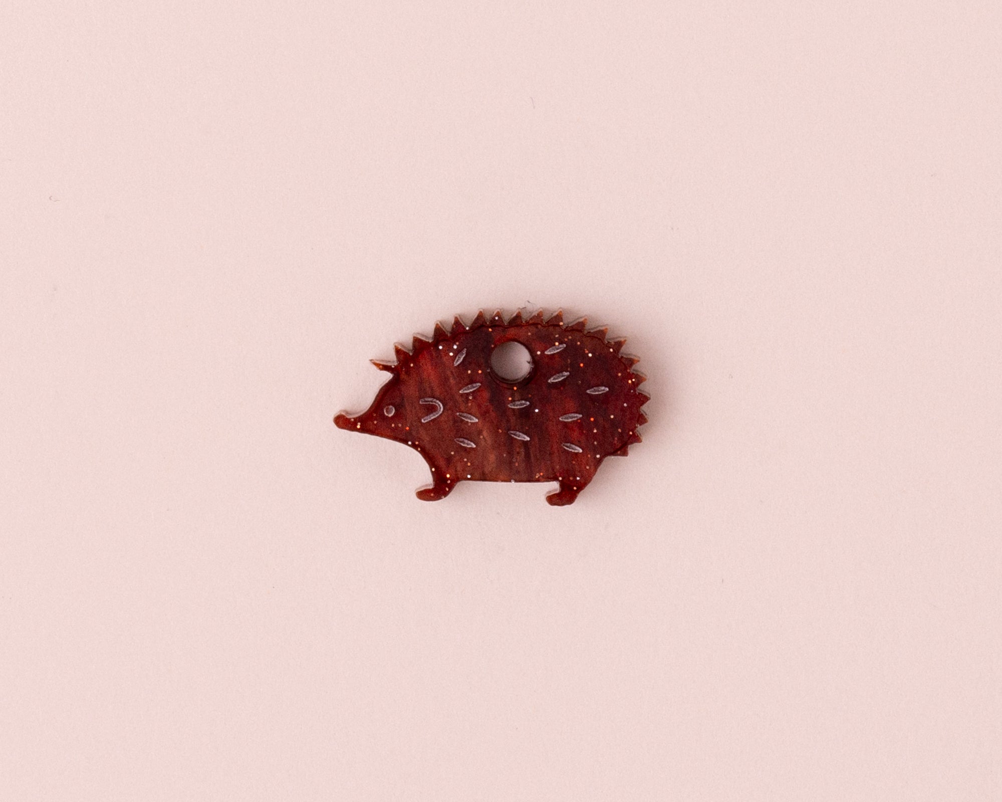 acutecolor Einzelner brauner Igel Anhänger