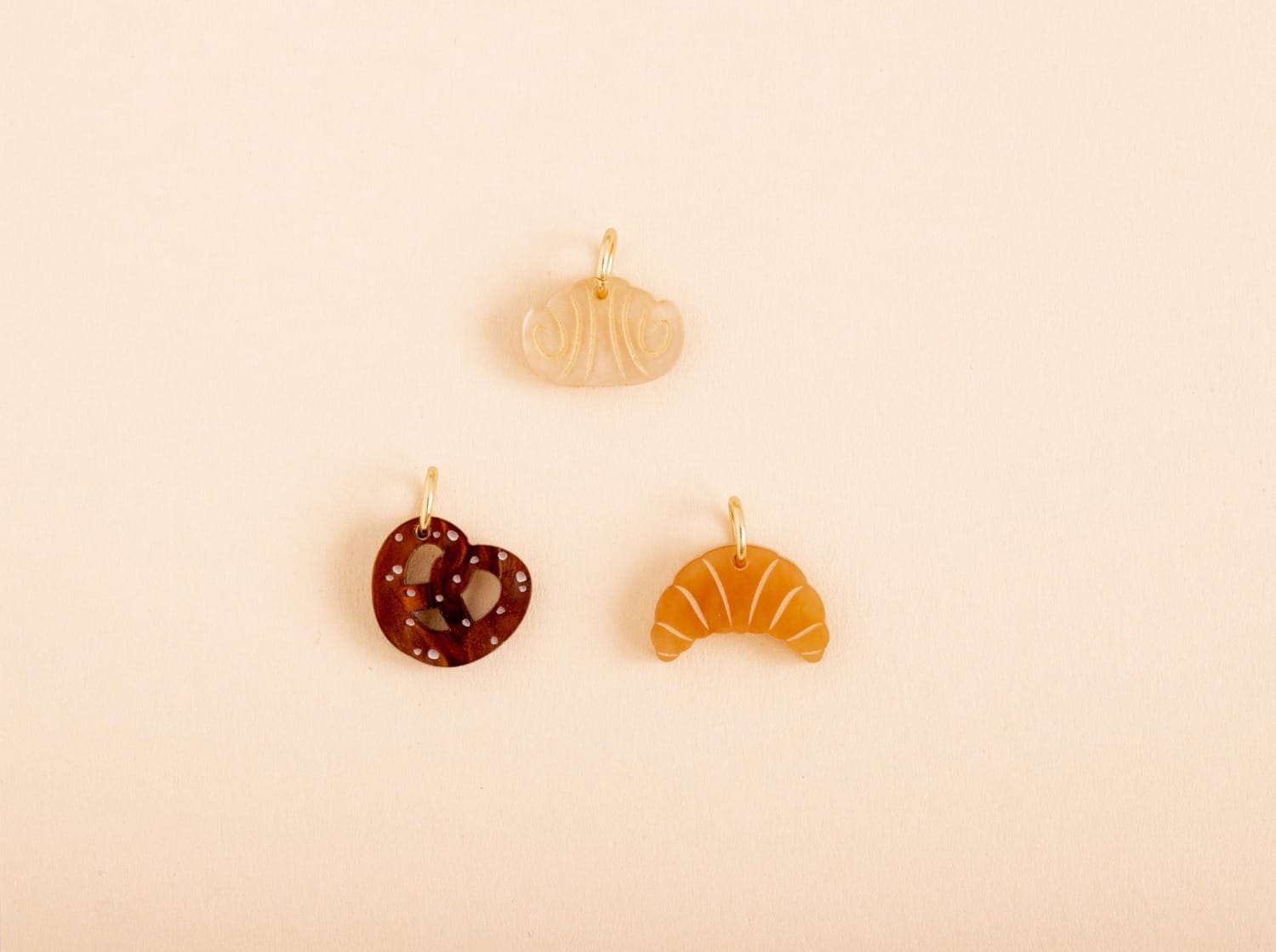 acutecolor Einzelner Croissant Anhänger
