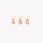 acutecolor Einzelner Goldener Buchstaben Anhänger