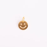 acutecolor Einzelner goldener Smiley Anhänger