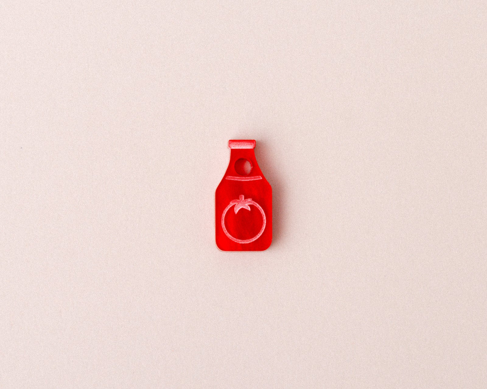 acutecolor Einzelner Ketchup Flaschen Anhänger