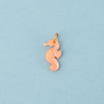 acutecolor Einzelner Orangener Seepferdchen Anhänger