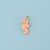 acutecolor Einzelner Orangener Seepferdchen Anhänger