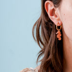 acutecolor Einzelner Orangener Seepferdchen Anhänger