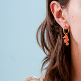 acutecolor Einzelner Orangener Seepferdchen Anhänger