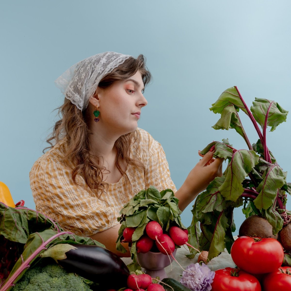 acutecolor Einzelner Rote Bete Anhänger x Veggie Collection