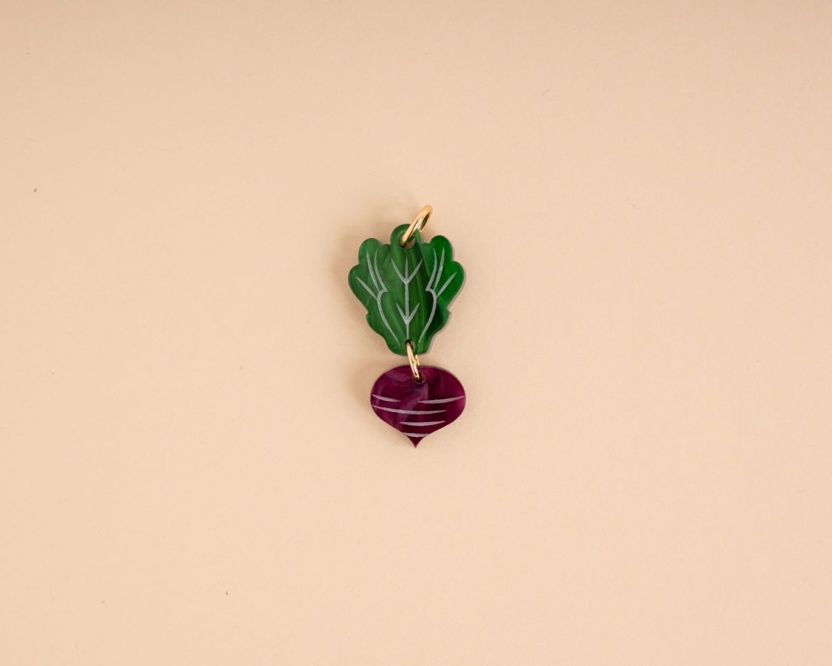 acutecolor Einzelner Rote Bete Anhänger x Veggie Collection