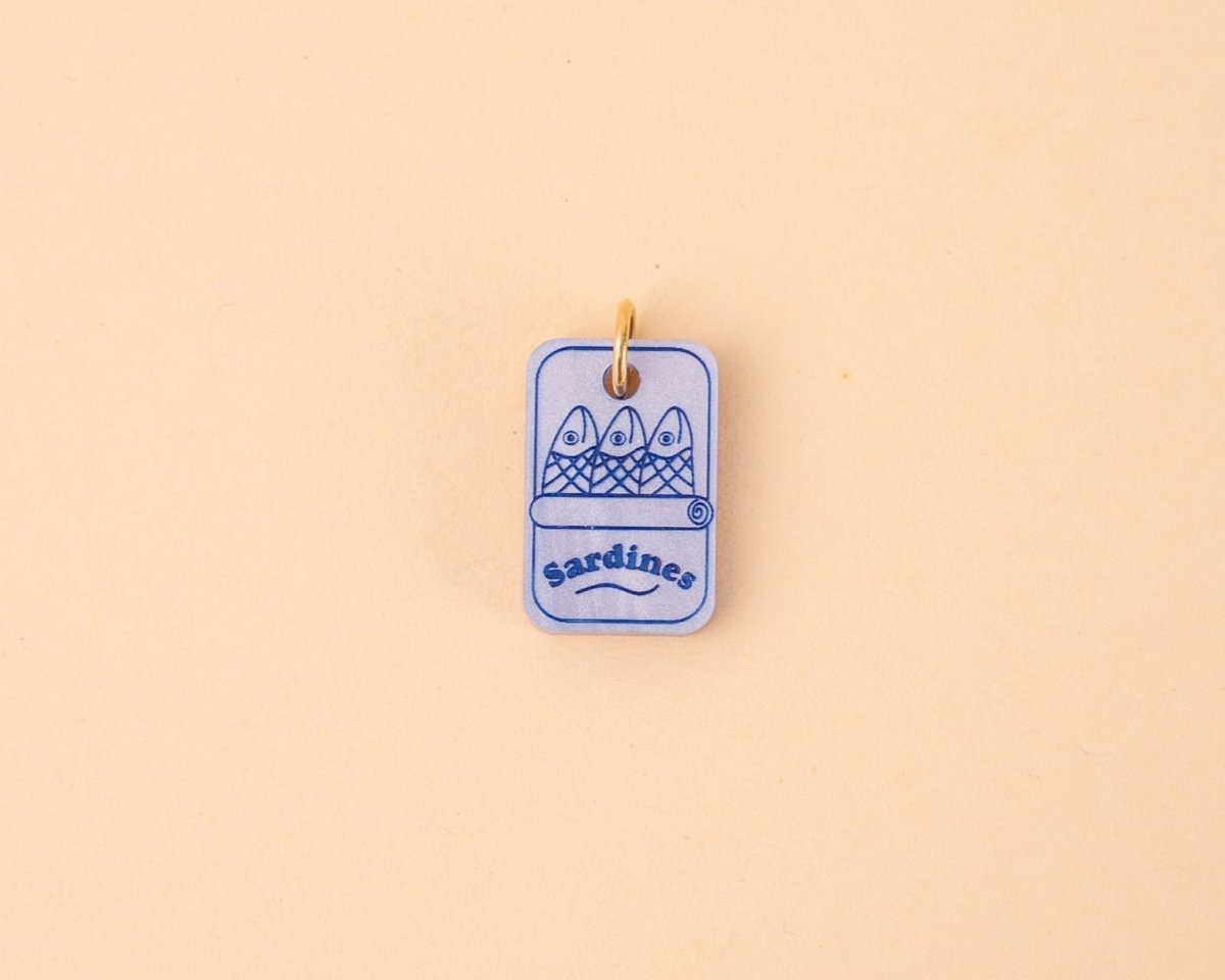acutecolor Einzelner Sardinen Dosen Anhänger