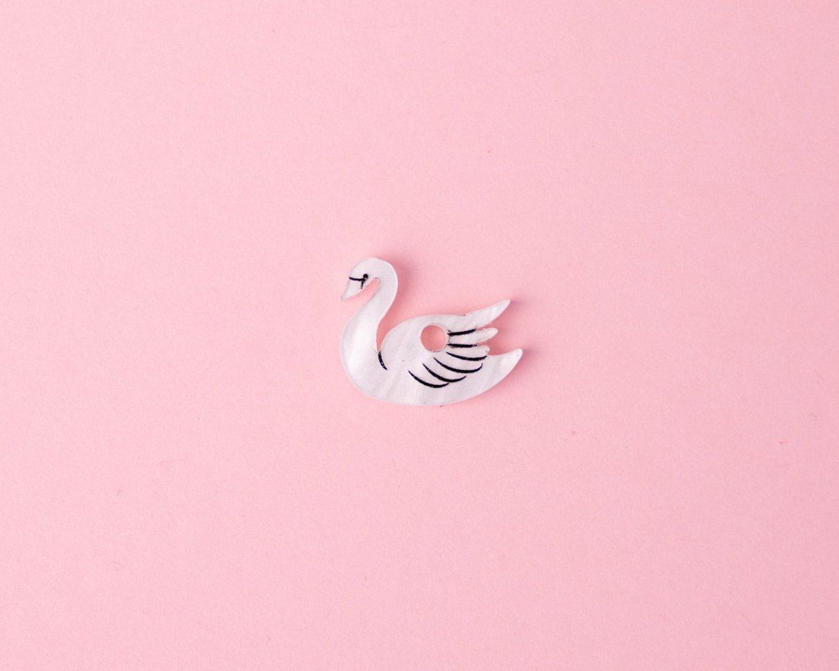 acutecolor Einzelner Schwan Anhänger