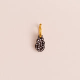 acutecolor Einzelner Schwarzer Polkadot Schneckenmuschel Anhänger
