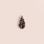 acutecolor Einzelner Schwarzer Polkadot Schneckenmuschel Anhänger