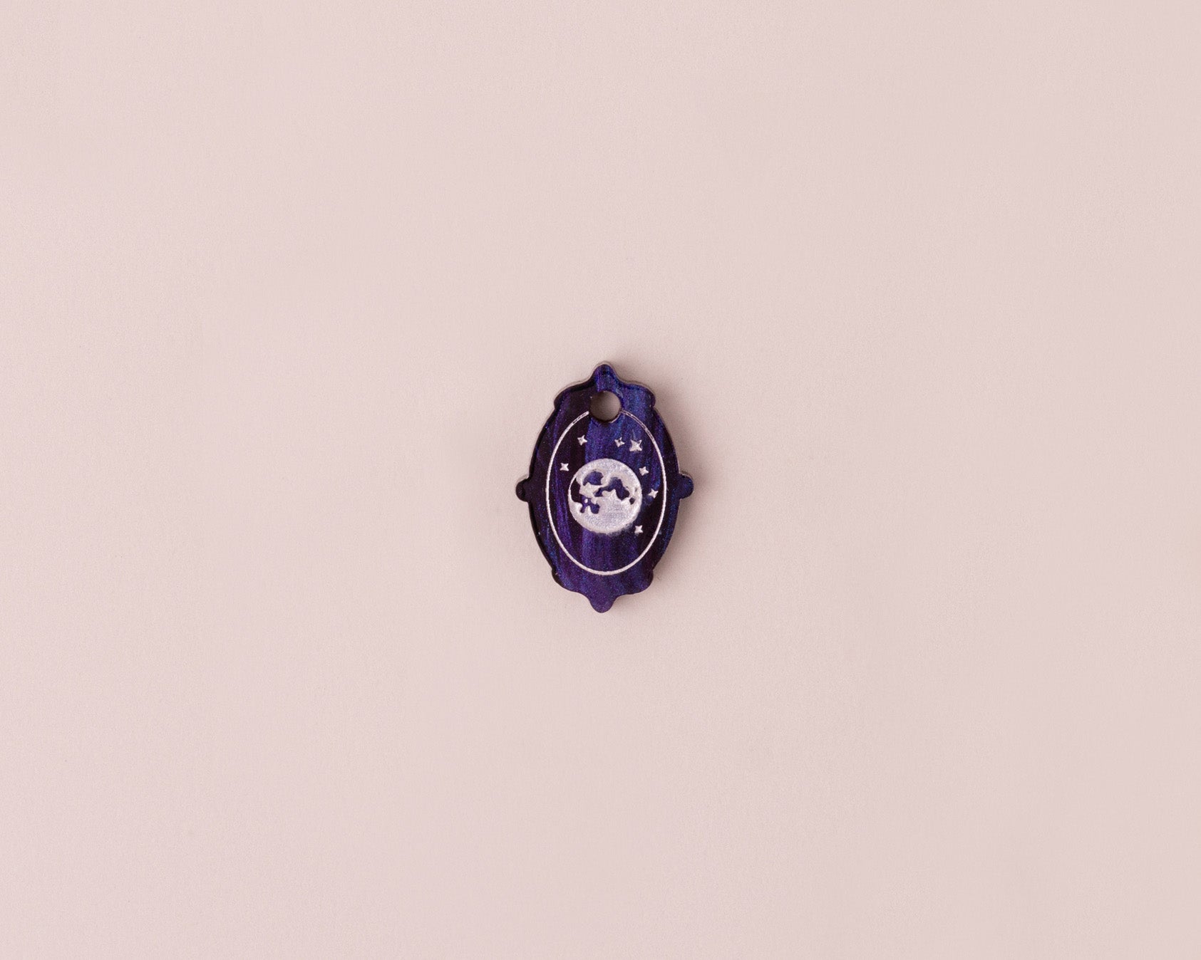 acutecolor Einzelner Vollmond Amulett Anhänger