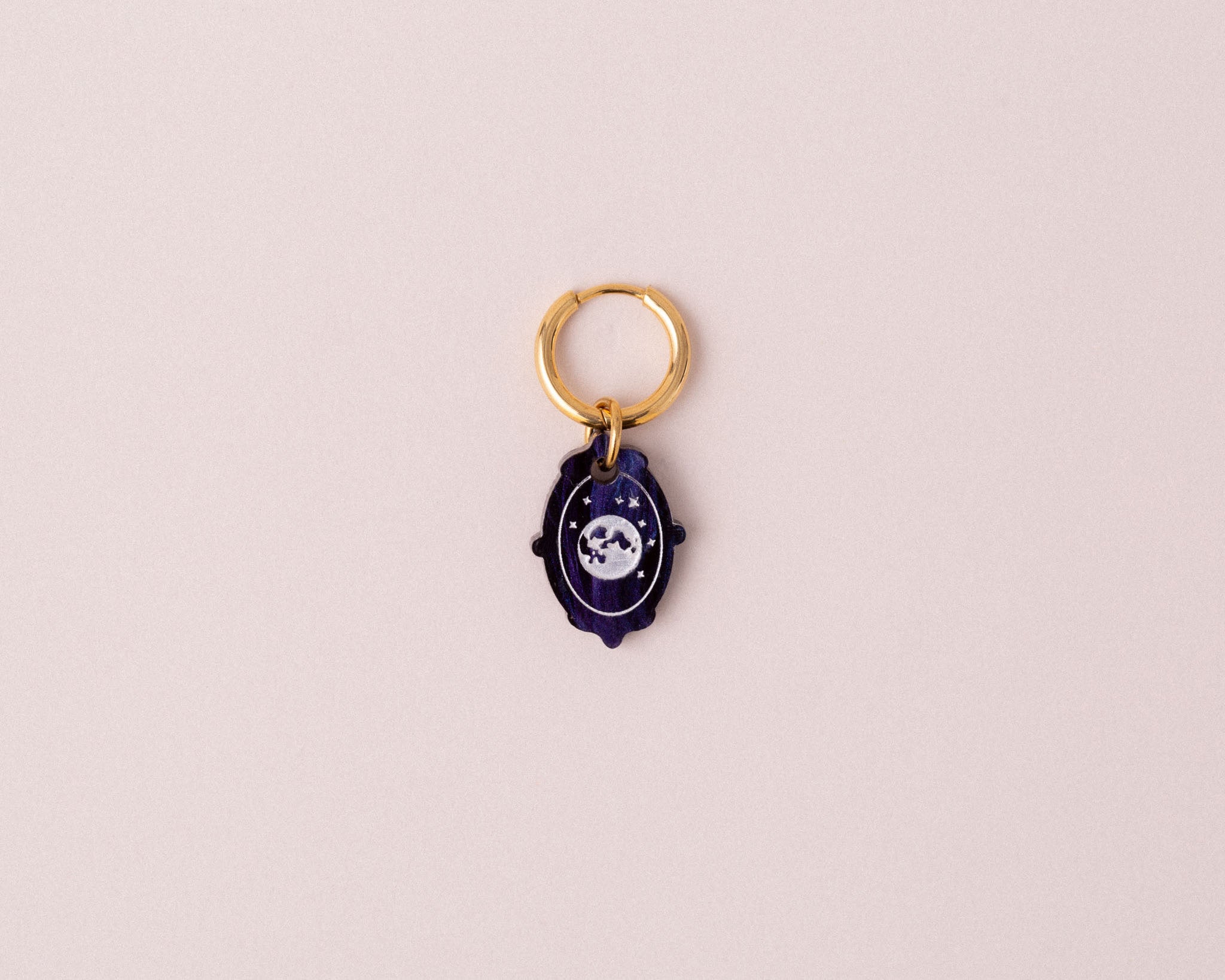 acutecolor Einzelner Vollmond Amulett Anhänger