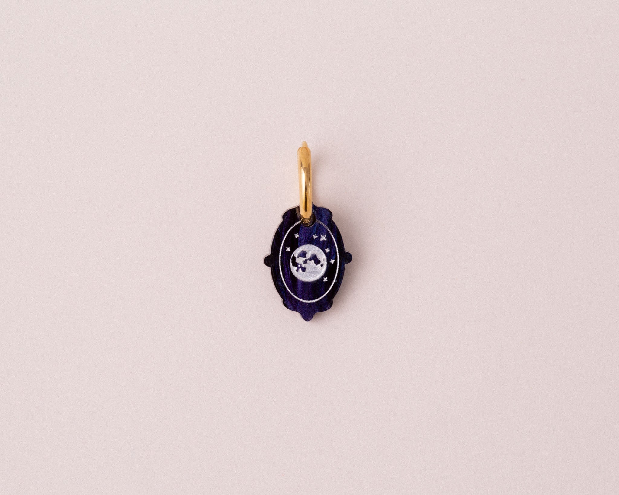 acutecolor Einzelner Vollmond Amulett Anhänger