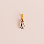 acutecolor Einzelner Weißer Polkadot Schneckenmuschel Anhänger