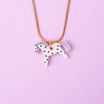 acutecolor Elegante Polkadot Pferde Kette
