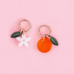 acutecolor Fruit Kollektion x Orange mit Orangenblüte Ohrring Set
