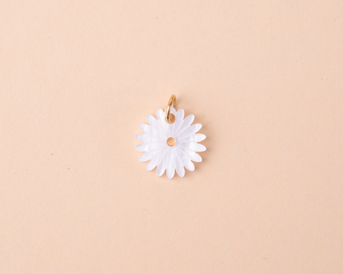 acutecolor Geburtsblume April - Einzelner Gänseblümchen Anhänger