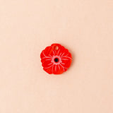 acutecolor Geburtsblume August - Einzelner Mohn Anhänger