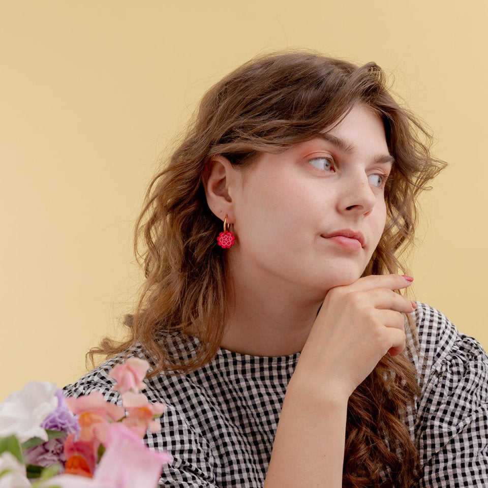 acutecolor Geburtsblume Januar - Einzelner Nelken Anhänger