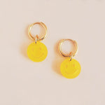 acutecolor Gelbe Smiley Ohrring Set