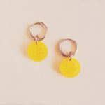 acutecolor Gelbe Smiley Ohrring Set