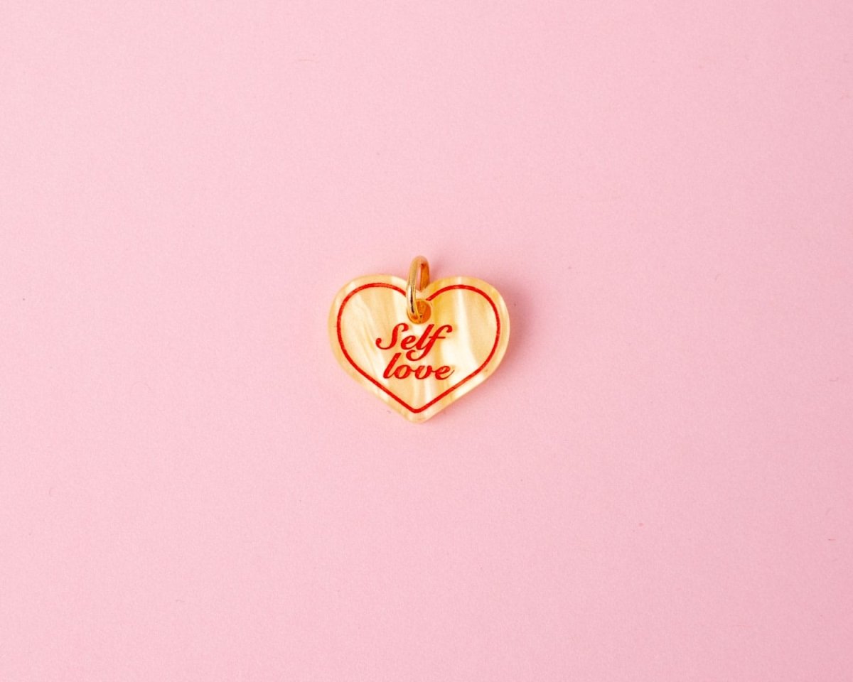 acutecolor Gelber Candy Heart Anhänger
