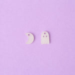 acutecolor 'Glow in the Dark' Mismatch Mond Geist Ohrringe