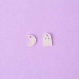 acutecolor 'Glow in the Dark' Mismatch Mond Geist Ohrringe