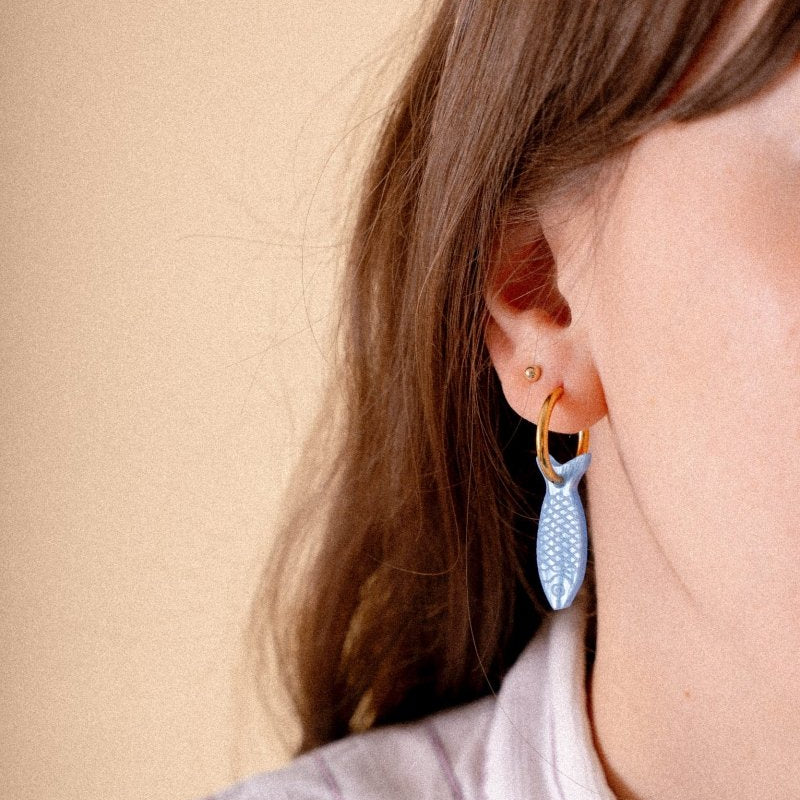 acutecolor Große Fische Ohrring Set x Hamburg Kollektion