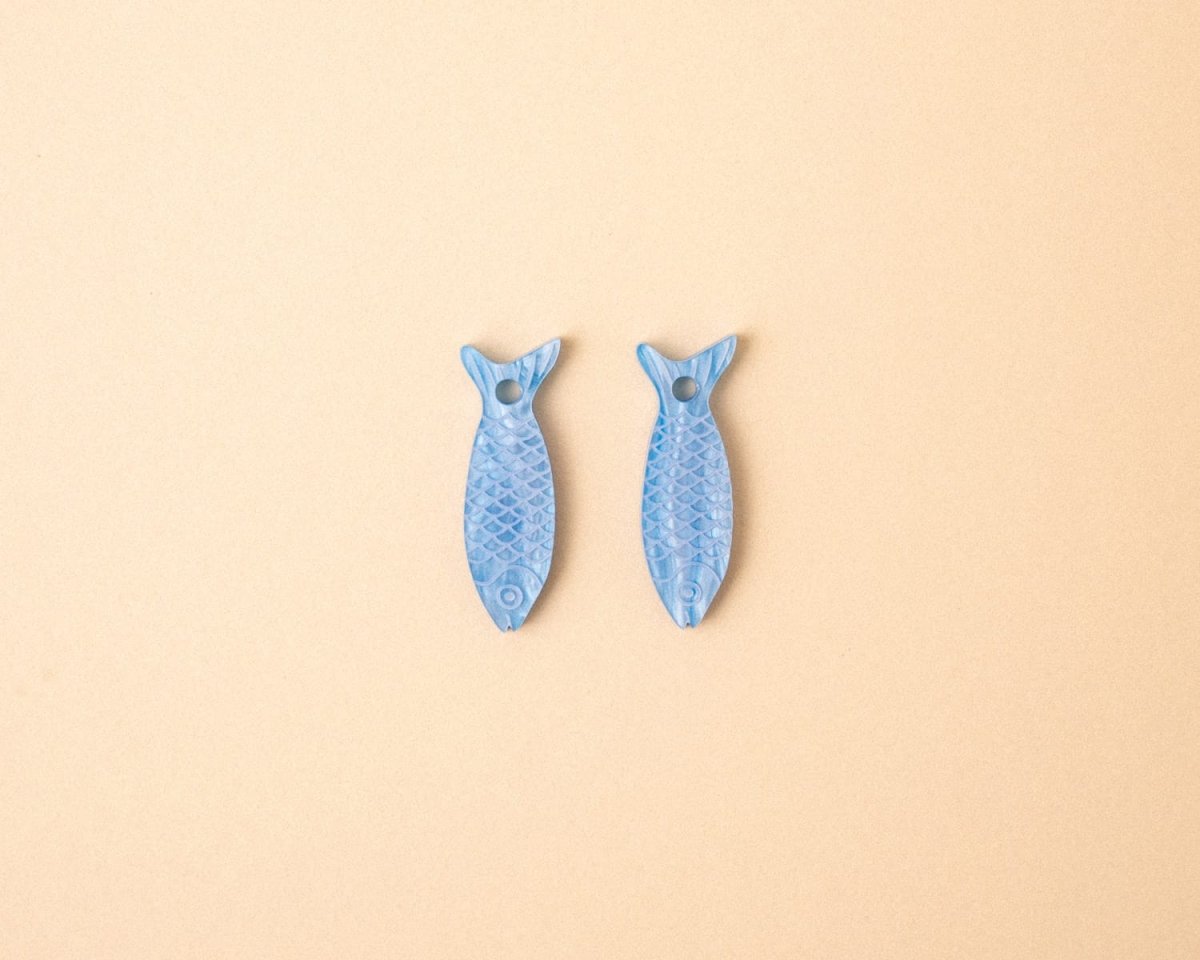 acutecolor Große Fische Ohrring Set x Hamburg Kollektion