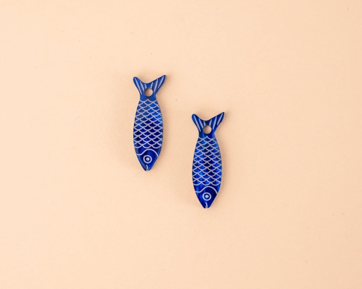 acutecolor Große Fische Ohrring Set x Hamburg Kollektion