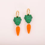 acutecolor Karotten Ohrringe mit Edelstahl Hoops