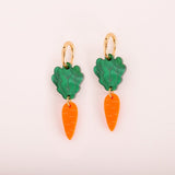 acutecolor Karotten Ohrringe mit Edelstahl Hoops