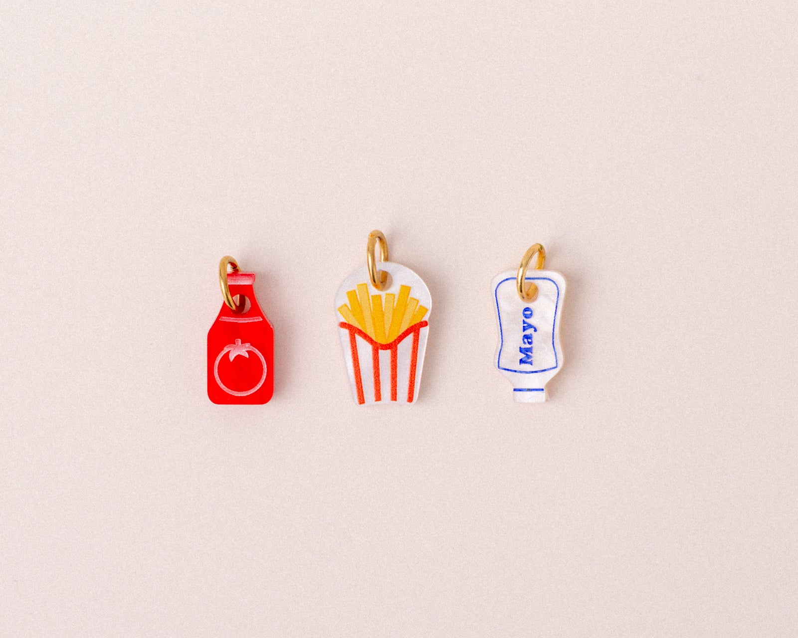 acutecolor Ketchup Mayo Ohrring Set