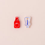 acutecolor Ketchup Mayo Ohrring Set