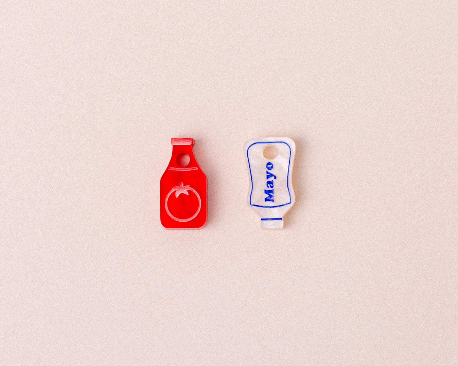 acutecolor Ketchup Mayo Ohrring Set